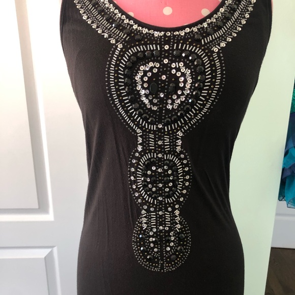 INC International Concepts black maxi dress - Picture 2 of 5